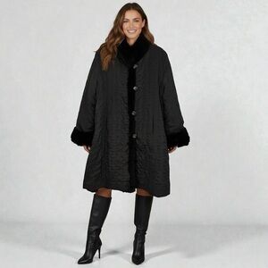 Bespoke Reversible Fabric/Fur Coat